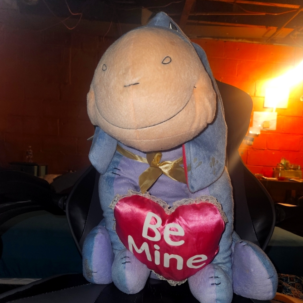 Extra large valentine's day eeyore decoration